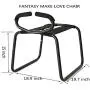 Multifunction Sex Position Enhancer Chair Novelty Toy with Handrail for Couples