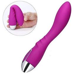 Bombex Inspiration 100% Waterproof Rechargeable G-Spot Vibrator - Bendable Quiet Vibrators - Vibrating Anal Vibrators - 6-Function Magic G Vibe Silicone Massagers,Purple