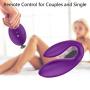 G-Spot Vibrators, Xocity, Clitoral Nipple Anal Vagina Vibrator with 10 Vibrations 10M Remote Control, Adult Sex Toys with Dual Motors for Women Men Male Female Couples Play, Purple