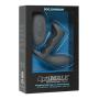Doc Johnson OptiMALE™ - Vibrating Rechargeable Cock Cage with Wireless Remote - Silicone - 10 Functions - Slate