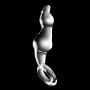 Icicles #13 Hand Blown Glass Massager