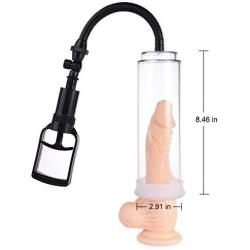 Utimi Manual Penis Vacuum Pump Air Pressure Device Enhancer with Cock Ring for Men