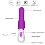 Clitoral Tongue Vibrators, Enlove, Oral Rotation Vibrators for G Spot Nipple Anal Vagina Stimulation with Heating Function and 7 Vibrations, Purple