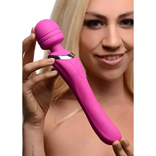 Wand Essentials Whirling Wand 2 in 1 Silicone Dual Massage Wand Wand Essentials Whirling Wand 2 in 1 Silicone Dual Massage Wand