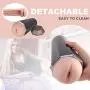 Male Masturbator Cup Pocket Pussy Stroker, SHEQU Realistic Silicone Vagina Pocket Masturbation Cup Adult Sex Toys Men for Virgin Vaginal Sex (Sexy Black Lily) Male Masturbator Cup Pocket Pussy Stroker, SHEQU Realistic Silicone Vagina Pocket Masturbation Cup Adult Sex Toys Men for Virgin Vaginal Sex (Sexy Black Lily)