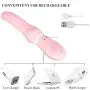 G Spot Vibrator for Vagina Stimulation with Face Brush, Ultra Soft Waterproof Rechargeable Dildo Vibrator with 10 Vibration Patterns Adult Sex Toys for Women and Couple G Spot Vibrator for Vagina Stimulation with Face Brush, Ultra Soft Waterproof Rechargeable Dildo Vibrator with 10 Vibration Patterns Adult Sex Toys for Women and Couple