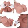 KingMansion Sex Doll Male Masturbator Torso Lifelike Half Real Size Love Doll with Vagina and Anal for Men