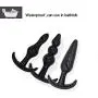 JunRP 7 Pcs/Set Soft Medical Silicone Trainer Kit Anale Pugs Beginner Set for Women and Men - Black JunRP 7 Pcs/Set Soft Medical Silicone Trainer Kit Anale Pugs Beginner Set for Women and Men - Black
