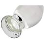 Wowlife So Big - Extra Large Huge Head Glass Butt Plug 5.5x2.63 Inch Dildo Penis G-spot Crystal Anal Plug