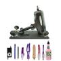 Frerodch Sex Machine,Automatic Sex Machine Retractable Gun Female Masturbation Pumping Gun for Women,with 8 Attachments,Love Machine with Suction Cup Masturbator Adult Toy (Package D)