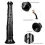 Padgene 16.5" Realistic Horse Dildo Extra Long Soft Huge Penis Sex Toy with Strong Suction Cup Curved Shaft for Hands-free Vaginal G-spot and Anal Prostate Play
