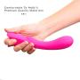 Vibrators and Cockring Multispeed Cordless Rechargeable Vibrator Magic Wand Made from Medical Grade Silicone for G-spot, Vibe - Adult Toys for couples, Viberate Toys Adult Women
