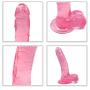 Lycwsd001 7.48 Inch Realistic Massager Toys Lifelike Silicone-Dîldɔ with Suction Cup for Women Feel Like The Same lycwsd001
