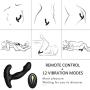 Rechargeable Massager Electronic for Relaxation Massaging Stimulor Supply Vibrating Speed and Patterns Waterproof Silicone Plug for Body Massage 12 Functions with Wireless Remote Control Tshir