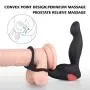 9 Speed Vibration Male Próstátá Massager Ânús Massage Stick ἈnἈl Bút ţ Plúg with Ċlóck Ring Rechargeable Waterproof ṔeńŃis Síx Toys for Men