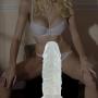 10 INCH Huge Long Handsfree Female Personal Massager Lifelike Big Monster Massage Wand H108