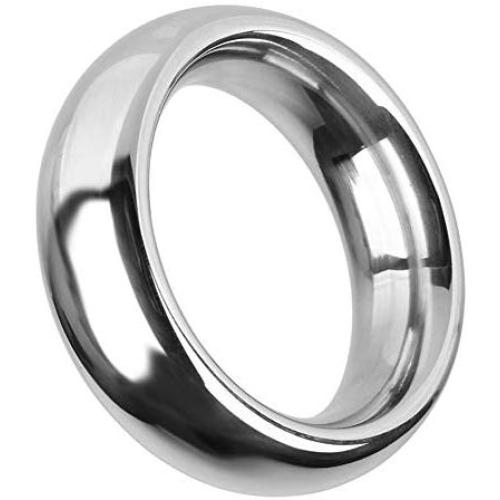 FST Silver Metal Stainless Steel Male Penis Cock Ring, 3 Size for Choose (5.0cm/2.0)