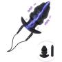 Electro Shock Hollow Butt Plug Anal Speculum Enema Cleaning Anus Electro Stimulation Silicone Adult Sex Toys