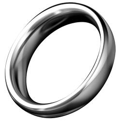 Beauty Molly Stainless Steel thick Penis male cock rings, 1.96 inch