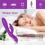 G Spot Rabbit Vibrator with Bunny Ears for Clitoris Stimulation,Rechargeable Quiet Vagina Stimulator with 10 Vibration Modes, Waterproof Dildo Sex Toys for Women and Couples