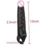 USQD Girth Enhancer Lock Sleeve Ring for Men Reusable -Time Delay Extremely Pleasure Wonderful Relax Personal Toy Lifelike Extremely