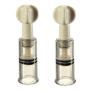 AnHua 3pcs S Size (Dia. 0.7in) Twist No Pump Suction Cupping Nipple Enhancer Enlargement Breast Enlarger Vacuum Rotary bondage Fetish - Firmer, Perkier, Larger Nipples