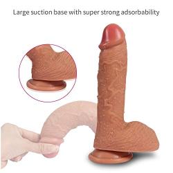 G-aouZhi 8.58 Inch Lifelike Simulate DîD&lő Female Enjoy Self Pleasure Toys with Hands-Free Suction Cup - Waterproof Silicone