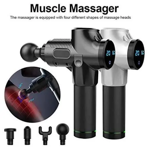 GULEHAY Electric Muscle Relaxation Massager Hand-held Deep Muscle Massager Fitness Equipment Muscle Massage Gun