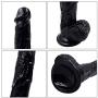 Lfcmf Huge Dǒngs 8.26 Inch Massage Wand (8.26 inches Long, 1.57 inchesWide) Handsfree Big Personal Relax Toys for Women (Color : Black)