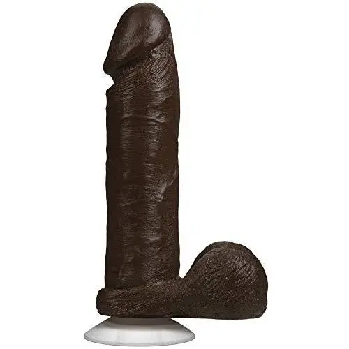 Doc Johnson The Realistic Cock with Removable Suction Cup - 8 Inch - F-Machine and Harness Compatible Dildo - Chocolate Doc Johnson The Realistic Cock with Removable Suction Cup - 8 Inch - F-Machine and Harness Compatible Dildo - Chocolate
