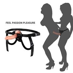 Wearable Sex Strap-on with Silicone Dildo for Female Masturbation by Luvsex