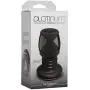 Doc Johnson Platinum Premium Silicone - The Stretch - Hollow Butt Plug - Medium - Black