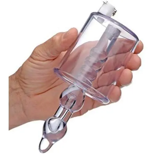 Tom Of Finland Anal Pump Cylinder with Stimulator Shaft Tom Of Finland Anal Pump Cylinder with Stimulator Shaft