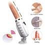 WeDol Automatic Thrusting Dildo Sex Machine for Women Hands-Free Sex Fun with 8 Powerful Thrusting Actions 10 Vibration Modes Remote Control Heating Realistic Vibrating Dildo Female Love Machine