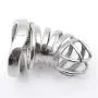 Xxq Fashion 316 Stainless Steel Mens Special Toy Massager Mens Chastity Lock Birdcage (Size : M:45mm)
