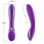 Silicone G-Spot Vibrator - 12 Modes Waterproof Heat Massager, Curved Stimulator Magic Wand - Purple Silicone G-Spot Vibrator - 12 Modes Waterproof Heat Massager, Curved Stimulator Magic Wand - Purple