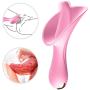 LJJOZ Sex 10 Vibration Modes USB Charged Tongue Lick 10 Mode Toy Female T-Controlled Stimulator