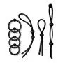 QHYAH Silicone Adjustable Lock Sleeve Loops and Pennis Rings Lock Fine Ring Cock Ring Enlargement Adult Sex Toy for Men Couple 7 Pcs Black QHYAH Silicone Adjustable Lock Sleeve Loops and Pennis Rings Lock Fine Ring Cock Ring Enlargement Adult Sex Toy for Men Couple 7 Pcs Black