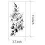 10 Sheets Big Black Rose Peony Flower Girls Temporary Tattoos For Women Waterproof Tattoo Stickers 3D Blossom Lady Shoulder Tatoos Leaf Sexy Arm Body Chains Pattern. 10 Sheets Big Black Rose Peony Flower Girls Temporary Tattoos For Women Waterproof Tattoo Stickers 3D Blossom Lady Shoulder Tatoos Leaf Sexy Arm Body Chains Pattern.