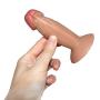 JSCRlove 4.33 Inch Realistic Ultra Soft-Ďîldɔ Beginners Lifelike Suction Cup Tools Easy to Use for Women Women Socks