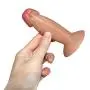JSCRlove 4.33 Inch Realistic Ultra Soft-Ďîldɔ Real Feel Toy with Strong Suction Women Skin-Friendly Relax Massager Women Socks