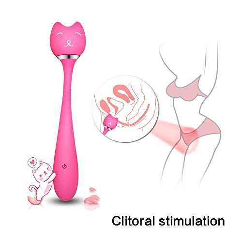 Cute Silent Silicone Multi-Speed 10 Pulsating Patterns Bullet for Body Therapeutic, Muscle Aches and Sports, Powerful Wand Vīb^RāTōr, Waterproof Therapeutic Wand Massager