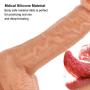 Realistic Dildo for women with Flared Suction Cup liquid Silicone Dildo Flexible real Penis Dong for Hands-free Vaginal G-spot and Anal Play sexy toy for female Masturbation with real experience