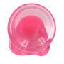 9 Inch Clear Transparent Women Toy with Powerful Suction Cup for Hands Free Play,Crystal Pink