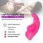 Vibrating Panties Wireless Magnetic Waterproof Wearable Panty Vibrator, Rechargeable Vagina Clit Stimulators Massager,G Spot Vibrator for Women and Couples (Pink)