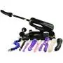 FREDORCH F2 Automatic Sex Machine Multispeed Adjustable Thrusting with 6 Dildo Retractable Gun Female Masturbation Pumping Gun for Women,Sex Products
