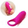 lanla Vibrating Clock Ring for Men Silicone Rechargeable Silicone Stimulator for Male Adult S(exy Toys for Mens Longer Lasting Six Dolls for Men Lifelike T-Shirt