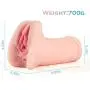 Male Masturbator Pocket Pussy Stocker, Fondlove Realistic Vaginal and Anal Canal Strocker with Lifelike Channel, Blow Job Sex Toy for Men Masturbation (6.9")