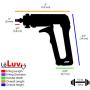 LeLuv Maxi Red Penis Pump for Men 9 inch Length x 2.50 inch Cylinder Diameter