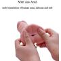 Male Masturbator Adult Sex Toy, 3D Realistic Mini Ass Anal Pocket Pussy Double Function Hollow Penis Sleeve for Men Masturbation, Soft Realistic Dildo for Women Couples